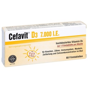 CEFAVIT D3 7.000 I.E. Filmtabletten Produktbild