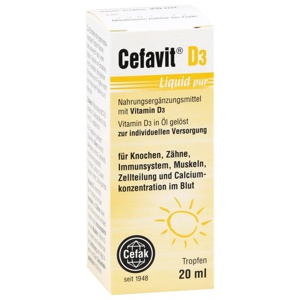 CEFAVIT D3 Liquid pur Tropfen zum Einnehmen Produktbild