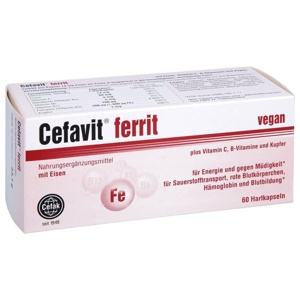 CEFAVIT ferrit Hartkapseln Produktbild