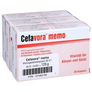 CEFAVORA memo Weichgelatinekapseln Produktbild