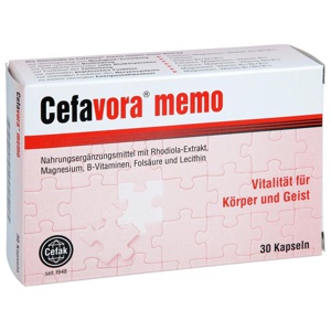 CEFAVORA memo Weichgelatinekapseln Produktbild