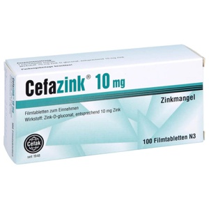 CEFAZINK 10 mg Filmtabletten Produktbild