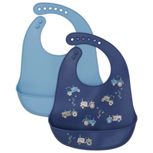 CELAVI Silicon Bib Blue Heaven OneSize 2-pack produkt bild