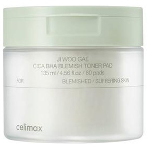 Celimax Ji Woo Gae Cica BHA Blemish Toner Pad 60 pcs produktbillede