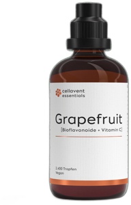 Cellavent essentials Grapefruit Kern Bio Extrakt Sirup, 100 ml Sirup Produktbild