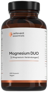 Cellavent essentials Magnesium 450 mg Duo Kapseln, 180 St Kapseln Produktbild