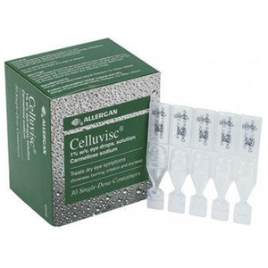 Celluvisc ögondroppar, lösning i endosbehållare 30 x 0,4 ml produkt bild