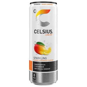 Celsius Mango Lemonade 355ml produkt bild