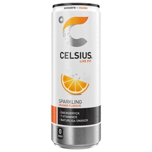 Celsius Orange Rush 355 ml produkt bild