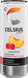 Celsius Raspberry Peach 250 ml produkt bild