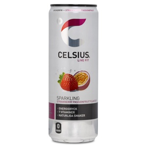 Celsius Strawberry Passionfruit 1 stk produktbillede