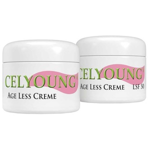 Celyoung age less Creme + gratis LSF 50, 2X50 ml Creme Produktbild