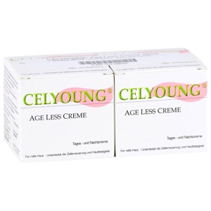 CELYOUNG AGE LESS Tages-& Nachtcreme Doppelpackung 2X50 ml Creme Produktbild