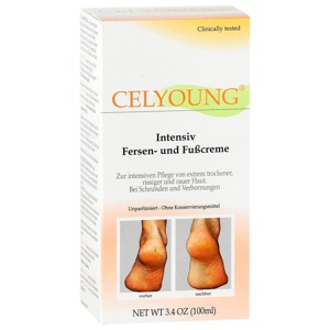 CELYOUNG Intensiv Fersen- und Fußcreme 100 ml Creme Produktbild
