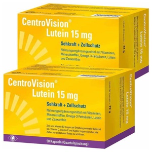 Centrovision Lutein 15 mg Kapseln, 2x90 St Kapseln Produktbild