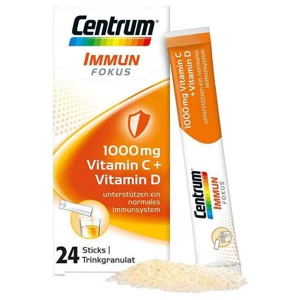 Centrum Immun Fokus 1000 mg Vitamin C + D Sticks, 24 St n.v. Produktbild