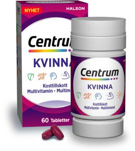Centrum Kvinna Multivitamin-multimineral, 60 st produkt bild