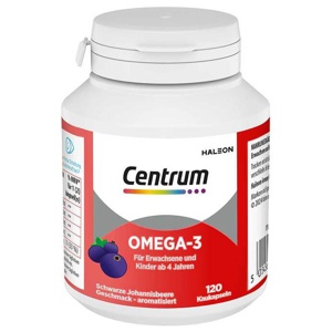 Centrum Omega-3 Kaukapseln, 120 St n.v. Produktbild