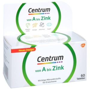 Centrum von A bis Zink 60 St Tabletten Produktbild
