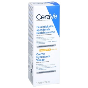 CERAVE feuchtigkeitsspendende Gesichtscreme SPF 30 Produktbild