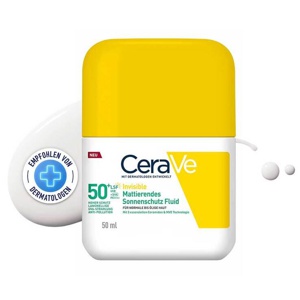 CeraVe Sonnenschutz Fluid Invisi.mattier.SPF 50+ Produktbild