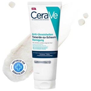 CeraVe Tonerde-zu-Schaum Reinigung, 118 ml Paste Produktbild
