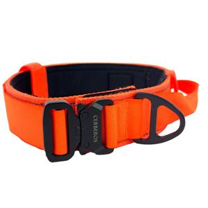 Cerberos Hundhalsband med Handtag Orange produkt bild