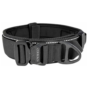 Cerberos Hundhalsband Reflekterande Svart produkt bild