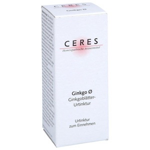 CERES Ginkgo Urtinktur 20 ml Tropfen Produktbild