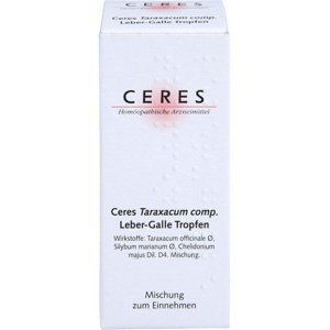 Ceres Taraxacum Comp.leber-galle Tropfen 20 ml Tropfen Produktbild
