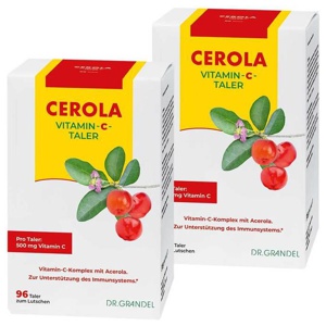 Cerola Vitamin C Taler Grandel, 2x96 St n.v. Produktbild
