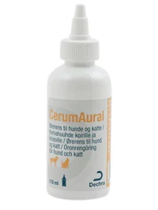 CerumAural vet ørerens hund og katt 118 ml produktbilde