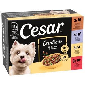 Cesar Selektion Fleisch und Gemüse in Sauce Produktbild