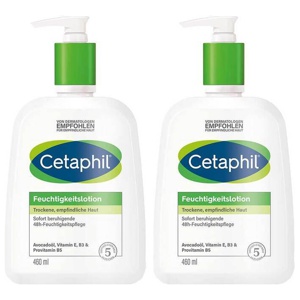 Cetaphil Feuchtigkeitslotion, 2x460 ml Lotion Produktbild