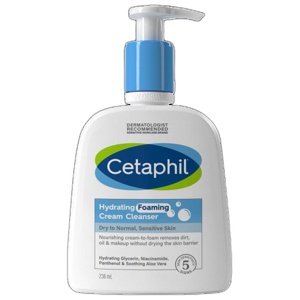 Cetaphil Hydrating Foaming Cream Cleanser product image