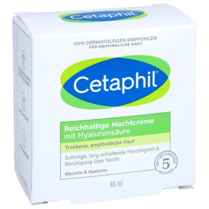 CETAPHIL reichhaltige Nachtcreme mit Hyaluronsäure Produktbild