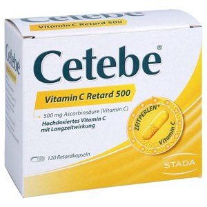 CETEBE Vitamin C Retardkapseln 500 mg Produktbild