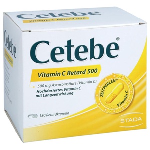 CETEBE Vitamin C Retardkapseln 500 mg Produktbild