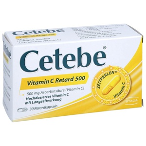 CETEBE Vitamin C Retardkapseln 500 mg Produktbild