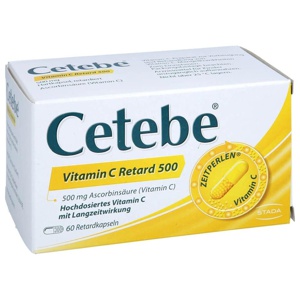 CETEBE Vitamin C Retardkapseln 500 mg Produktbild