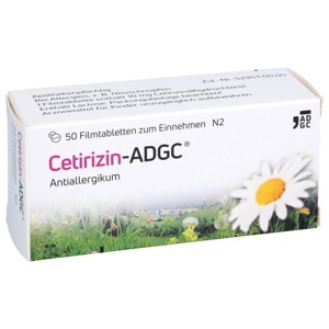 CETIRIZIN ADGC Filmtabletten Produktbild