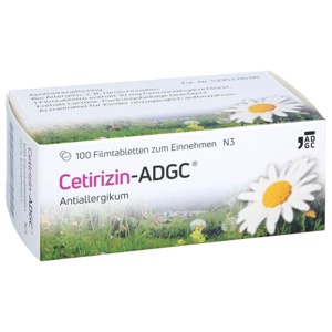 CETIRIZIN ADGC Filmtabletten Produktbild