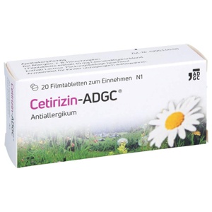 CETIRIZIN ADGC Filmtabletten Produktbild