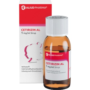 CETIRIZIN AL 1 mg/ml Sirup Produktbild