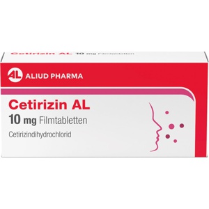CETIRIZIN AL 10 mg Filmtabletten Produktbild