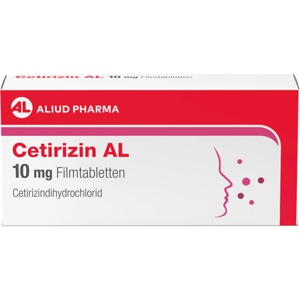 CETIRIZIN AL 10 mg Filmtabletten Produktbild