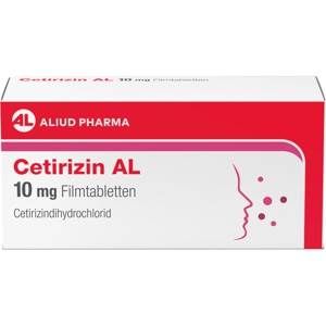 CETIRIZIN AL 10 mg Filmtabletten Produktbild