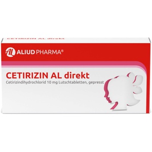 CETIRIZIN AL direkt Lutschtabletten Produktbild