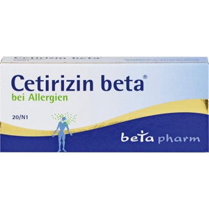 CETIRIZIN beta Filmtabletten Produktbild