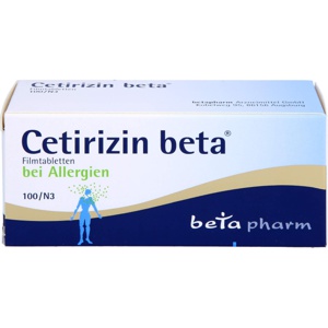 CETIRIZIN beta Filmtabletten Produktbild